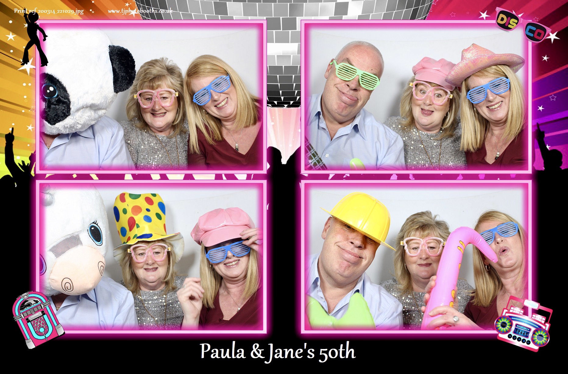 Paula & Jane's 50th | View more photos from the event at gallery.tjphotobooths.co.uk/u/TJPhotobooths/Paula-Janes-50th